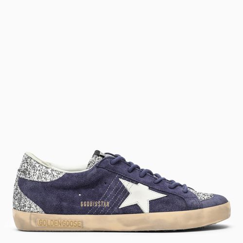 Sneaker Super-Star blu/argento - Golden Goose - Modalova