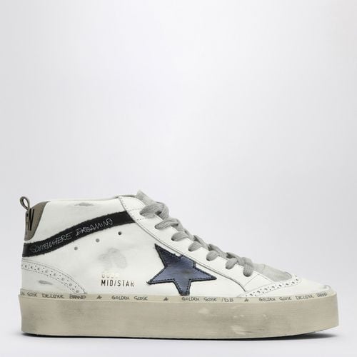 Weißer Sneaker Mi Star mit blauem Stern - Golden Goose - Modalova