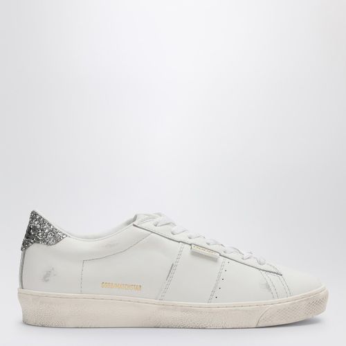 Weißer Sneaker Matchstar mit silbernem Glitzer - Golden Goose - Modalova