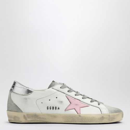 Sneaker bassa Super-star bianca/rosa - Golden Goose - Modalova