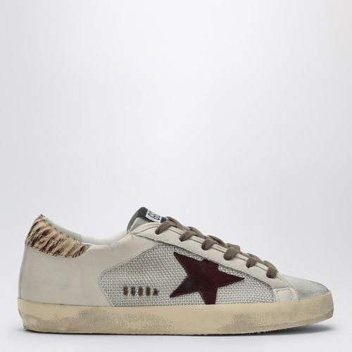 Sneaker Super-star con inserto in cavallino - Golden Goose - Modalova