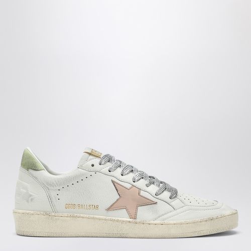 Sneaker Ball Star bianca/rosa/verde - Golden Goose - Modalova