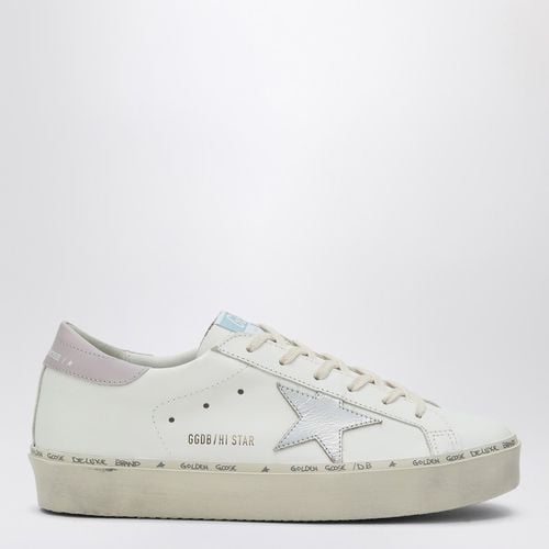 Sneaker bassa Hi Star bianca/argento/lilla - Golden Goose - Modalova