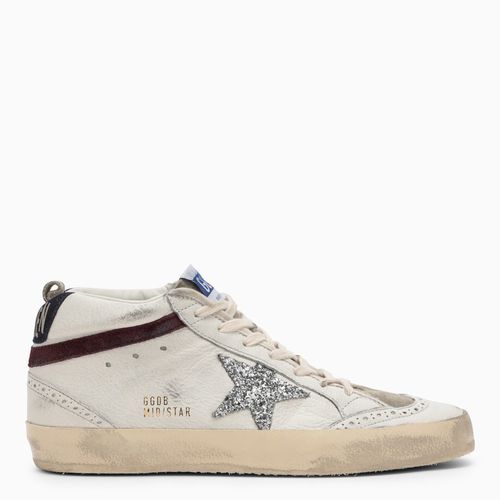 Mid Star white/silver trainer - Golden Goose - Modalova