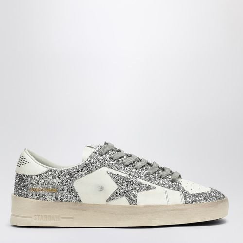 Sneaker bassa Stardan bianca/argento - Golden Goose - Modalova