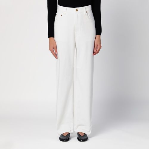 White denim trousers - Golden Goose - Modalova