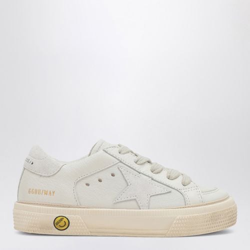 Weißer, flacher Sneakers May - Golden Goose - Modalova