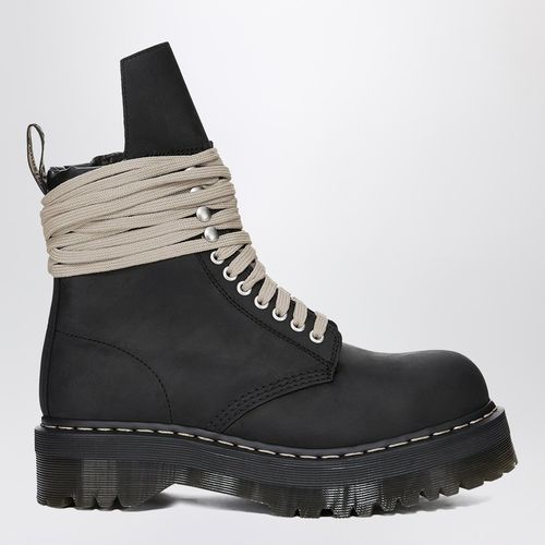 Stivaletti Quad Sole Steel Toe neri - Dr. Martens x Rick Owens - Modalova