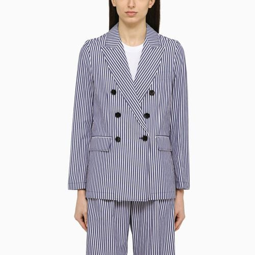 Ari double-breasted striped cotton jacket - Department 5 - Modalova