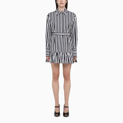 White striped cotton mini chemisier dress - Patou - Modalova