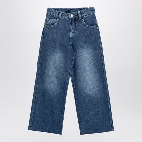 Blue washed denim jeans - Douuod - Modalova