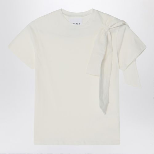 T-shirt avorio con fiocco - Douuod - Modalova