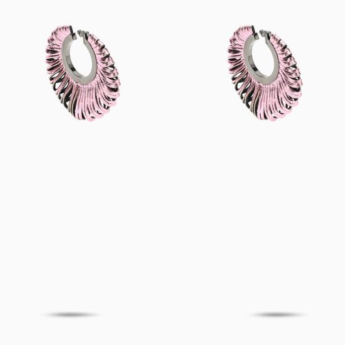 Pink metallic Revolve earrings - SO-LE STUDIO - Modalova