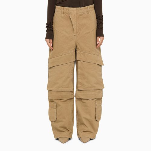 Pantalone cargo beige in cotone - Entire Studios - Modalova