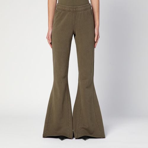 Organic cotton military flared trousers - Entire Studios - Modalova