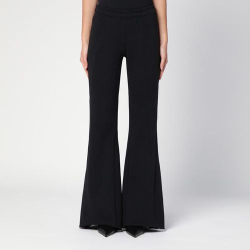 Organic cotton black flared trousers - Entire Studios - Modalova