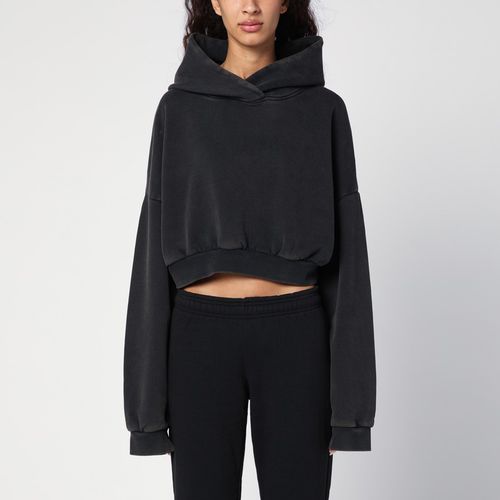 Organic cotton washed cropped sweatshirt - Entire Studios - Modalova