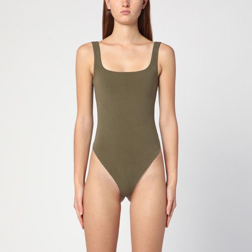 Militärgrüner Bodysuit aus Bio-Baumwolle - Entire Studios - Modalova