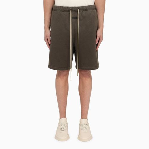 Olivgrüne Shorts mit Kordelzug aus Baumwolle - Fear of God - Modalova