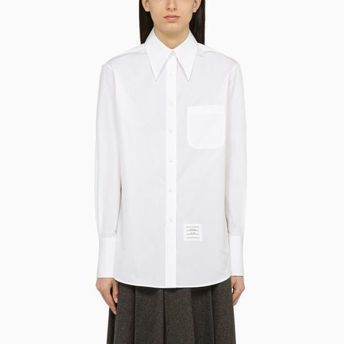 Weiße Baumwollbluse - Thom Browne - Modalova