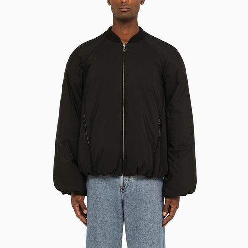 Bomber in tessuto imbottito nero - Loewe - Modalova