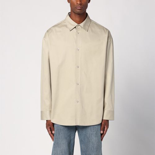 Beige over shirt with Anagram logo - Loewe - Modalova