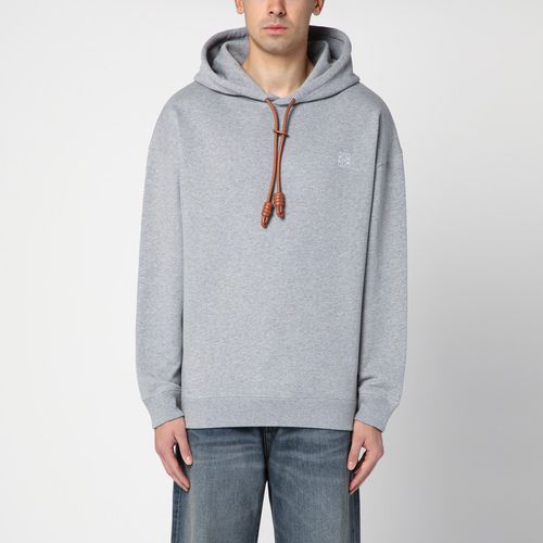 Grey mélange hoodie - Loewe - Modalova