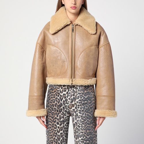 Short sheepskin with shearling collar - HALFBOY - Modalova