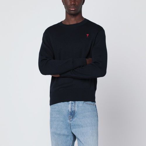 Maglione Ami De Coeur blu navy - Ami Paris - Modalova