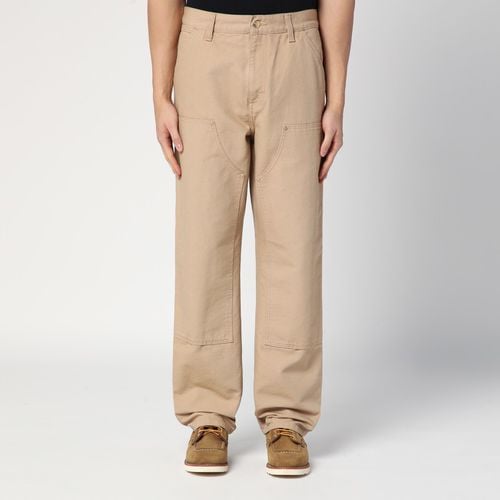 Double Knee Pant Dusty Brown Rinsed - Carhartt WIP - Modalova