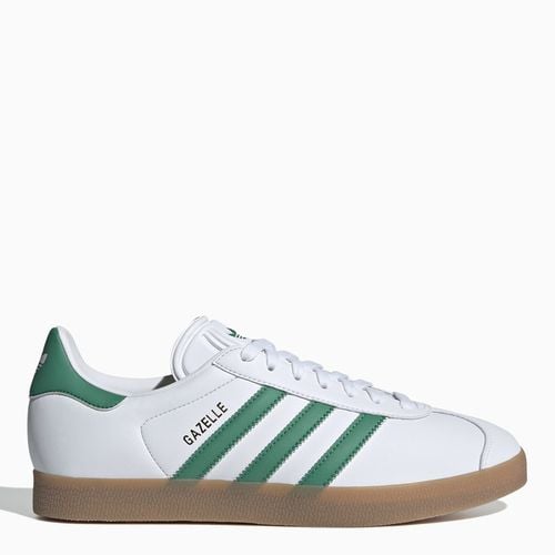 Gazelle white/green sneakers - adidas Originals - Modalova