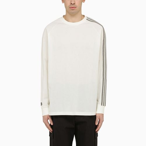 Crew-neck long sleeves t-shirt with logo - adidas Y-3 - Modalova