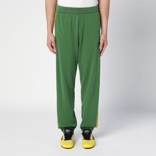 Pantalone jogging verde in cotone - adidas by Wales Bonner - Modalova