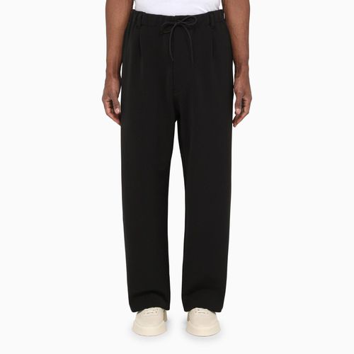 And white track trousers with logo - adidas Y-3 - Modalova