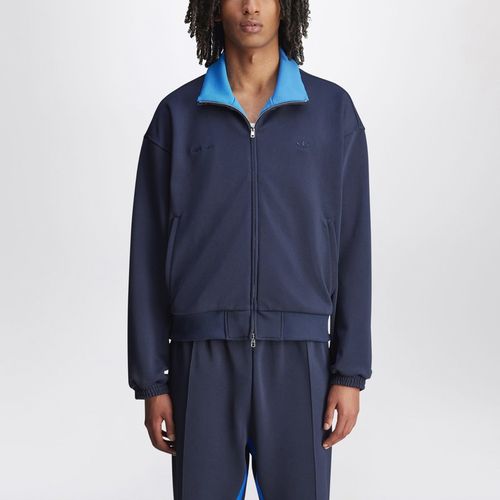 Navy blue zip hoodie - adidas by Wales Bonner - Modalova