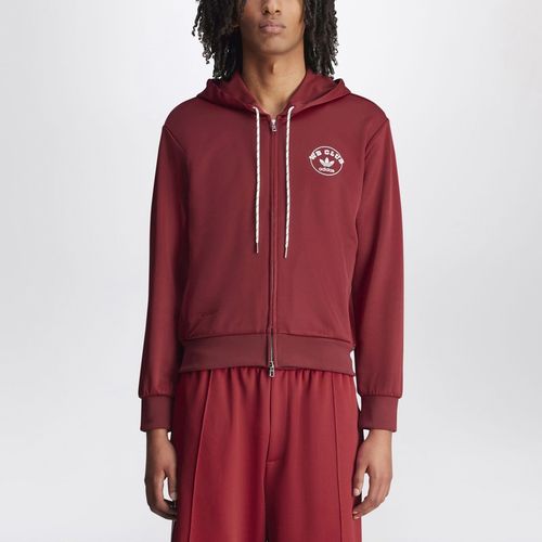 Bordeaux hooded sweatshirt in cotton blend - adidas by Wales Bonner - Modalova