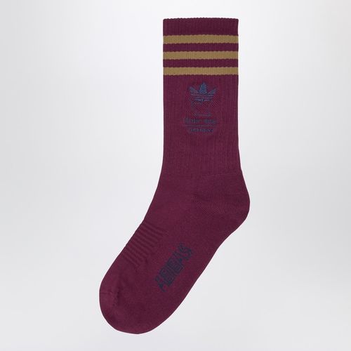 Bordeauxrote Socken mit Logo - adidas x Brain Dead - Modalova