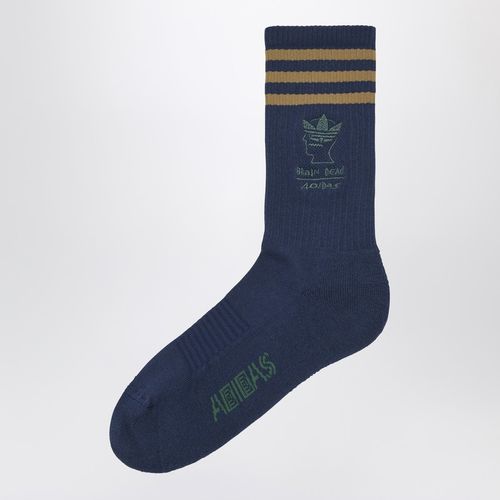 Blaue Socken mit Logo - adidas x Brain Dead - Modalova