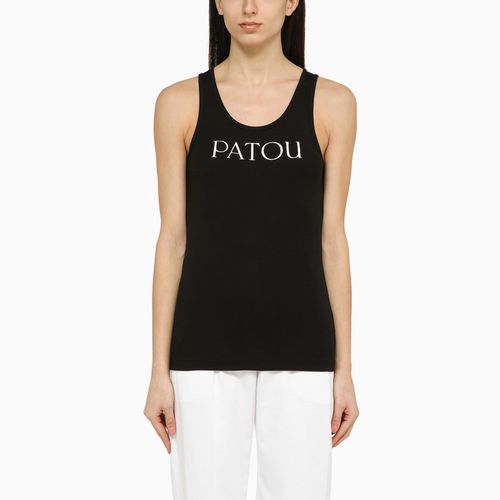 Black tank top with logo - Patou - Modalova