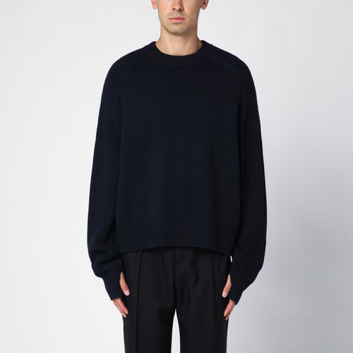 Navy blue Jean jumper in wool - Studio Nicholson - Modalova