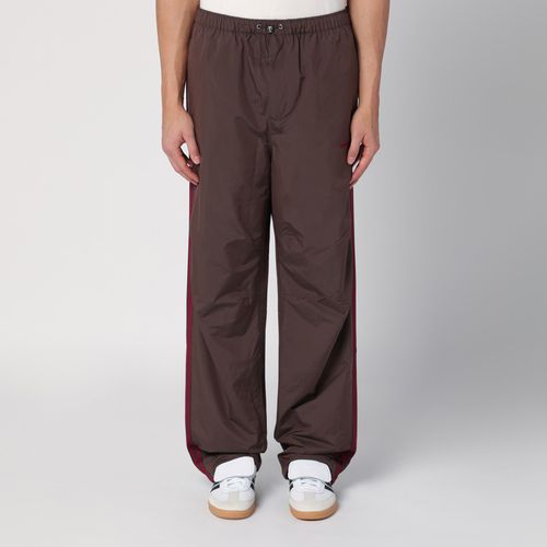 Brown nylon jogging trousers - adidas by Wales Bonner - Modalova