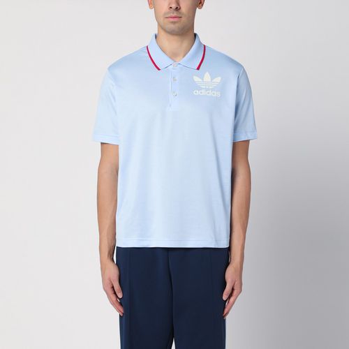 Hellblaues Poloshirt mit Logo - adidas by Wales Bonner - Modalova