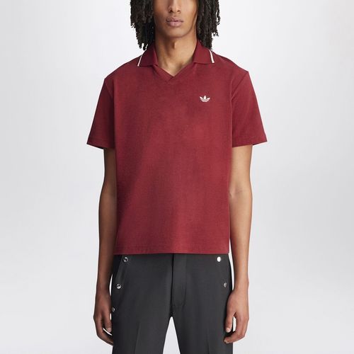 Bordeaux polo shirt in cotton blend - adidas by Wales Bonner - Modalova