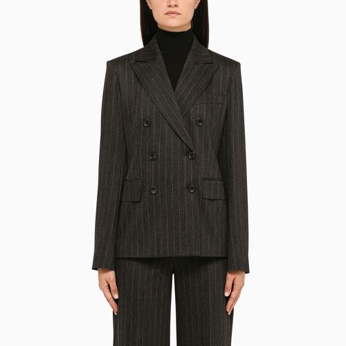 Pinstripe double-breasted jacket - Max Mara - Modalova