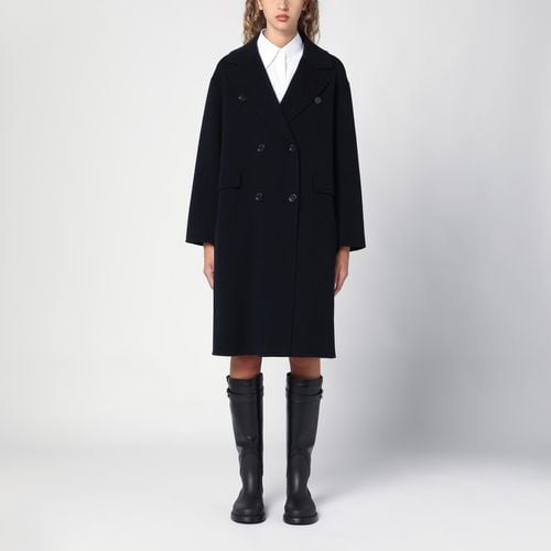 Blue wool double-breasted coat - 'S Max Mara - Modalova