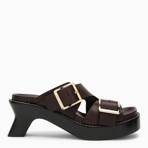 Ease Heel Slide aus braunem Leder - Loewe - Modalova