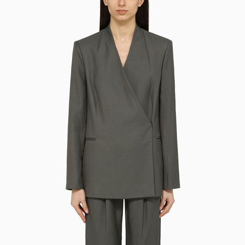 Sandyato single-breasted viscose blazer - Loulou Studio - Modalova