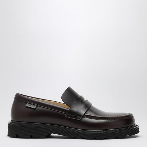 Brauner Slipper Blaze aus Leder - Loewe - Modalova