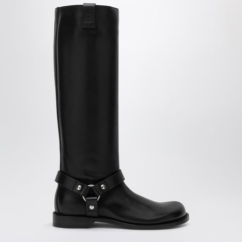 Campo Biker high boot in calfskin leather - Loewe - Modalova