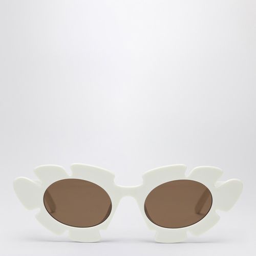 Weiße Sonnenbrille Flower - Loewe - Modalova